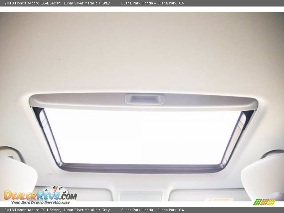 2018 Honda Accord EX-L Sedan Lunar Silver Metallic / Gray Photo #19