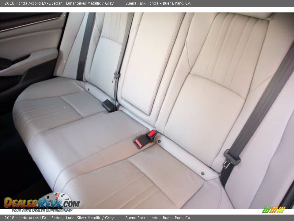 2018 Honda Accord EX-L Sedan Lunar Silver Metallic / Gray Photo #20