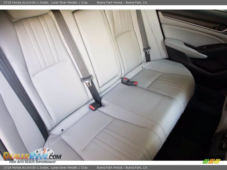 2018 Honda Accord EX-L Sedan Lunar Silver Metallic / Gray Photo #23