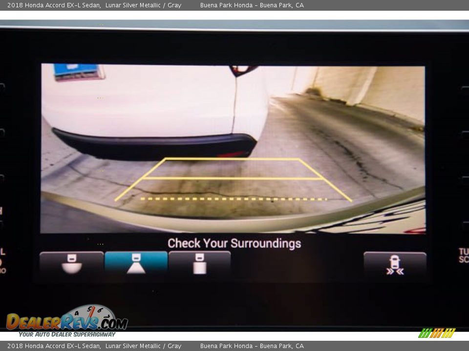 2018 Honda Accord EX-L Sedan Lunar Silver Metallic / Gray Photo #28