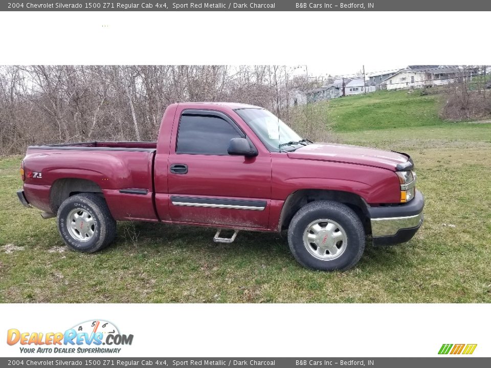 2004 Chevrolet Silverado 1500 Z71 Regular Cab 4x4 Sport Red Metallic / Dark Charcoal Photo #1