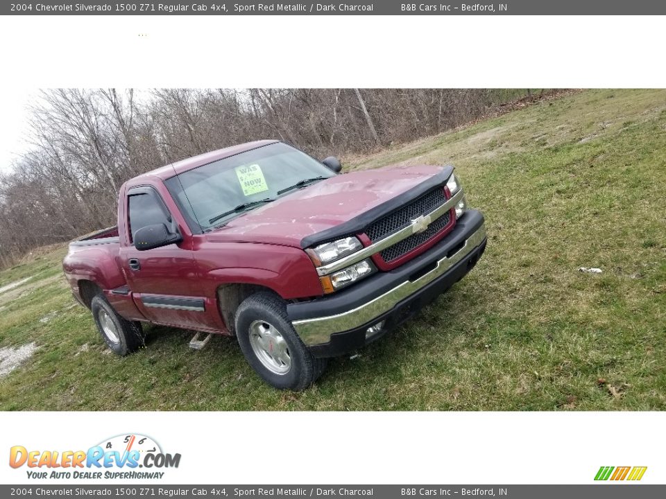 2004 Chevrolet Silverado 1500 Z71 Regular Cab 4x4 Sport Red Metallic / Dark Charcoal Photo #2