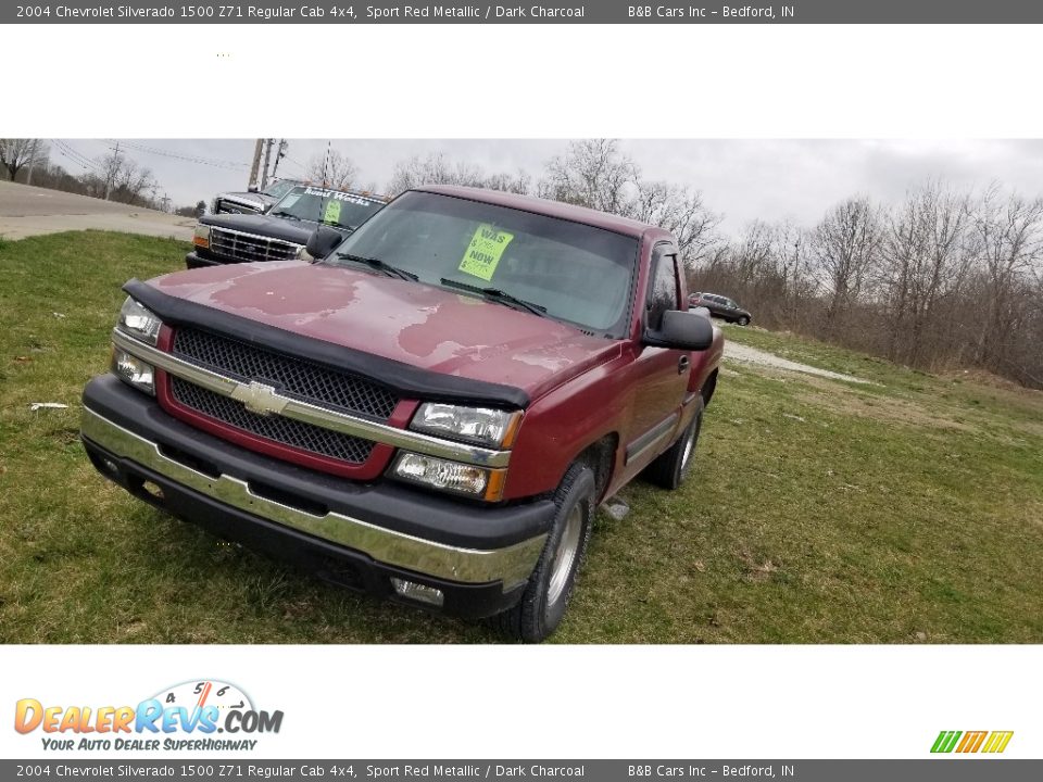 2004 Chevrolet Silverado 1500 Z71 Regular Cab 4x4 Sport Red Metallic / Dark Charcoal Photo #3