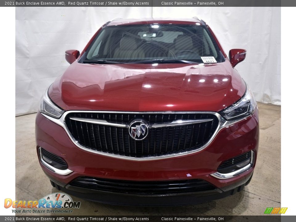 2021 Buick Enclave Essence AWD Red Quartz Tintcoat / Shale w/Ebony Accents Photo #4