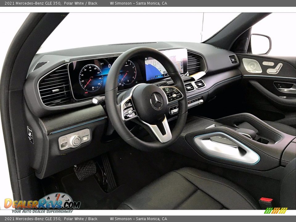 2021 Mercedes-Benz GLE 350 Polar White / Black Photo #4