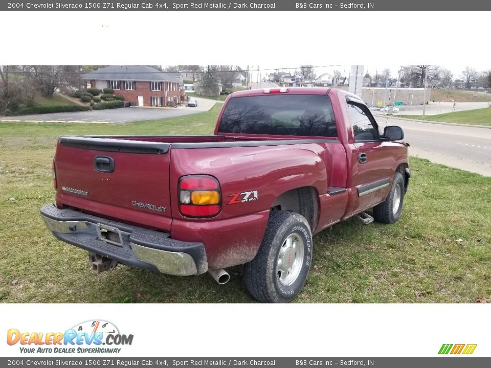 2004 Chevrolet Silverado 1500 Z71 Regular Cab 4x4 Sport Red Metallic / Dark Charcoal Photo #5