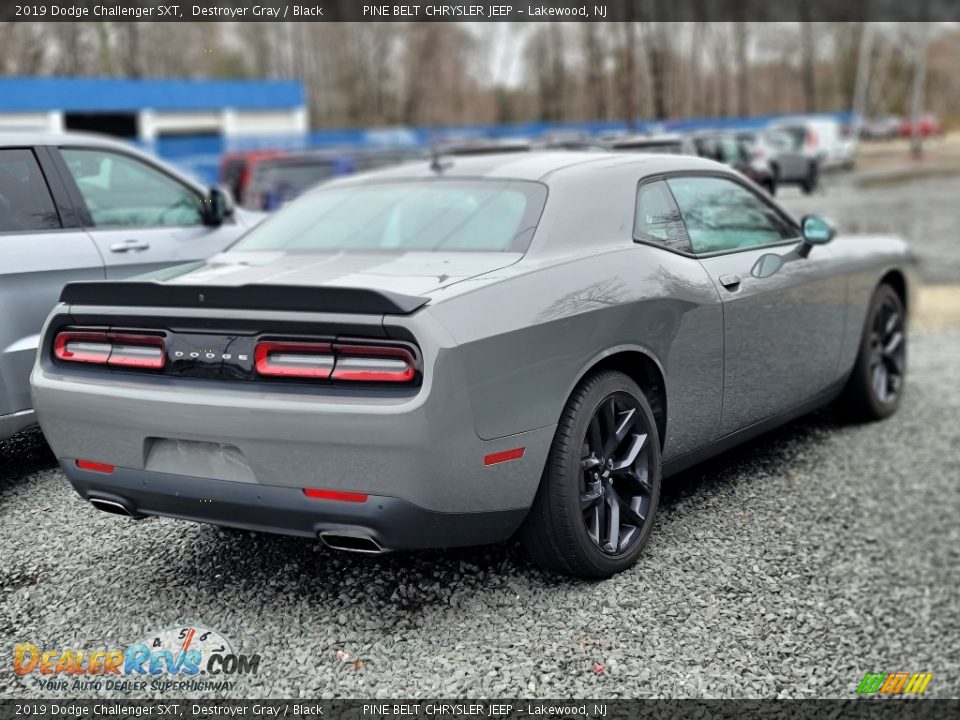 2019 Dodge Challenger SXT Destroyer Gray / Black Photo #3