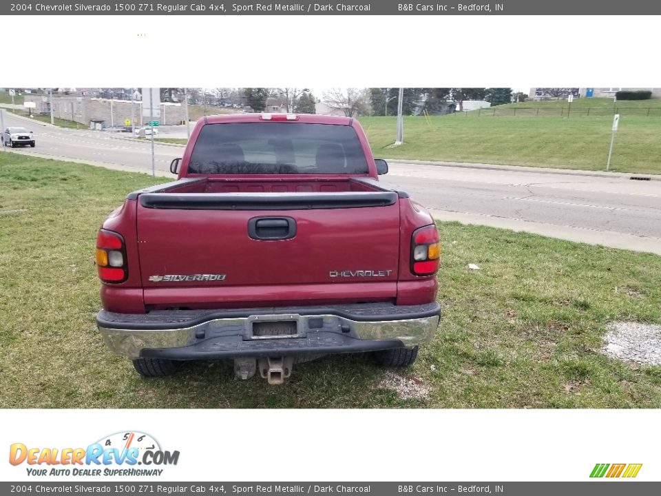 2004 Chevrolet Silverado 1500 Z71 Regular Cab 4x4 Sport Red Metallic / Dark Charcoal Photo #14