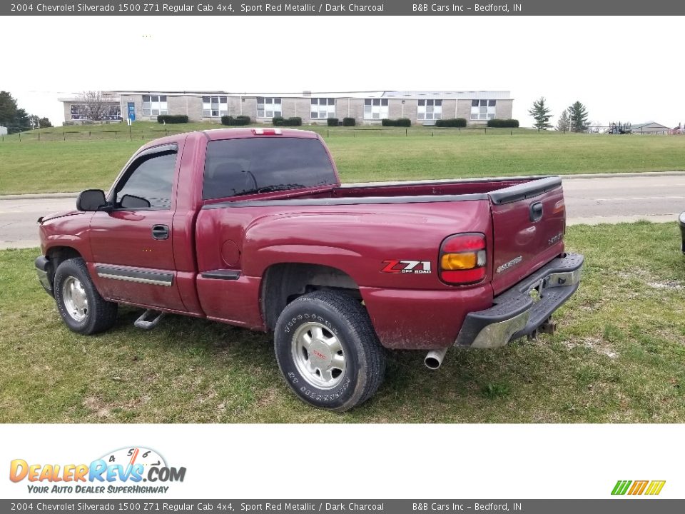 2004 Chevrolet Silverado 1500 Z71 Regular Cab 4x4 Sport Red Metallic / Dark Charcoal Photo #15