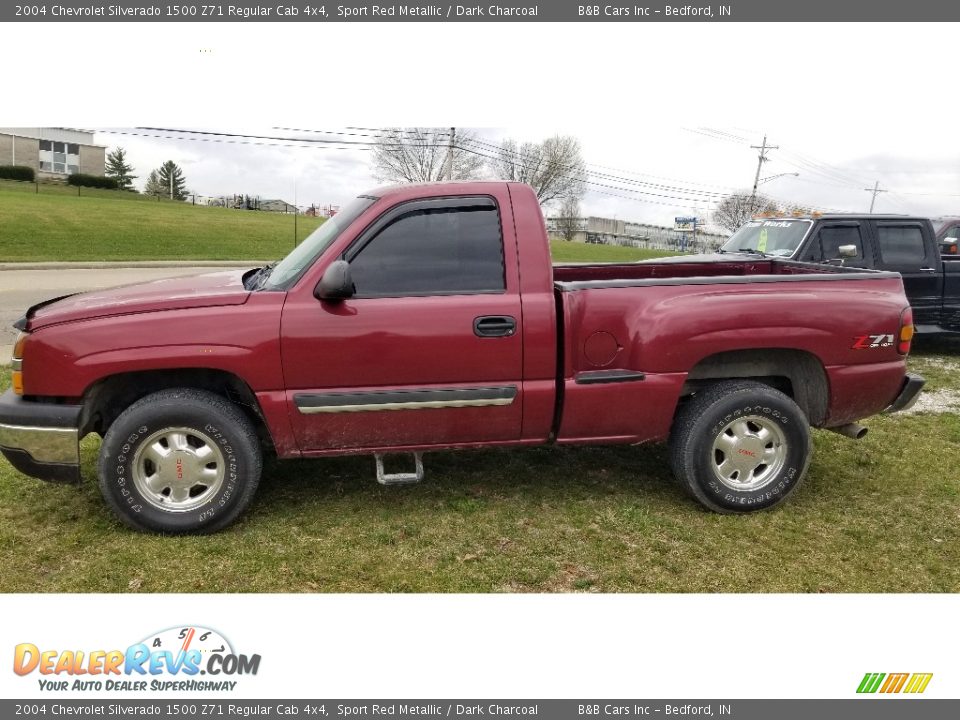 2004 Chevrolet Silverado 1500 Z71 Regular Cab 4x4 Sport Red Metallic / Dark Charcoal Photo #16