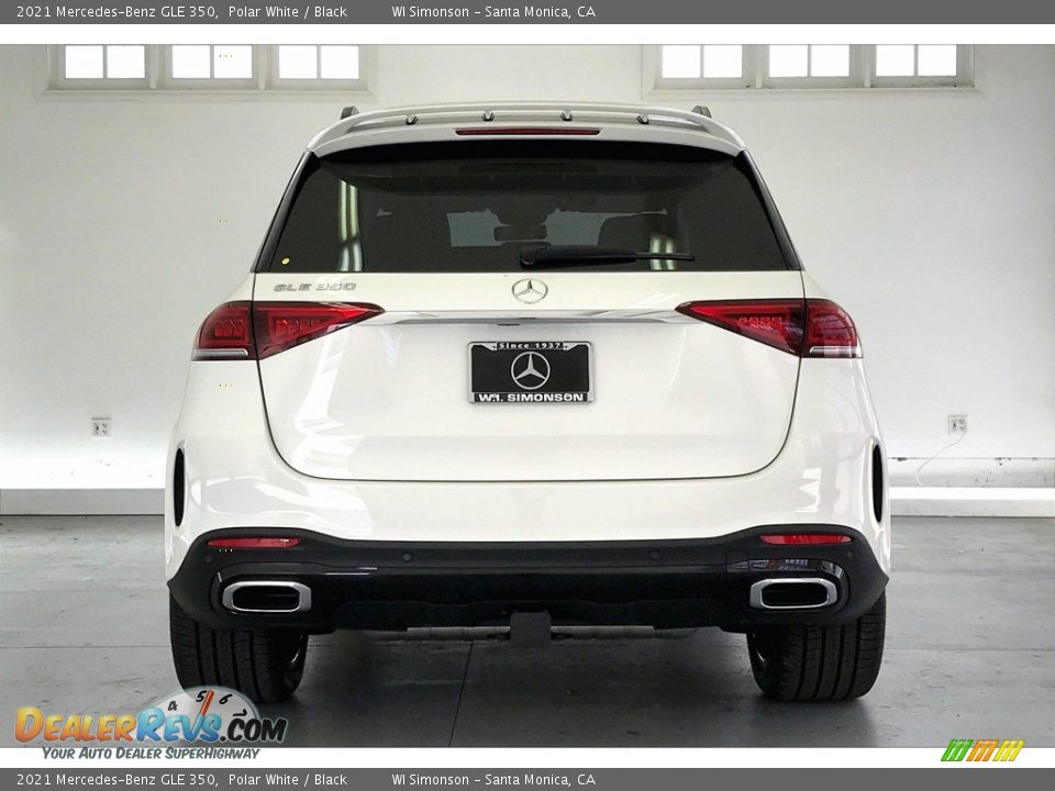 2021 Mercedes-Benz GLE 350 Polar White / Black Photo #3