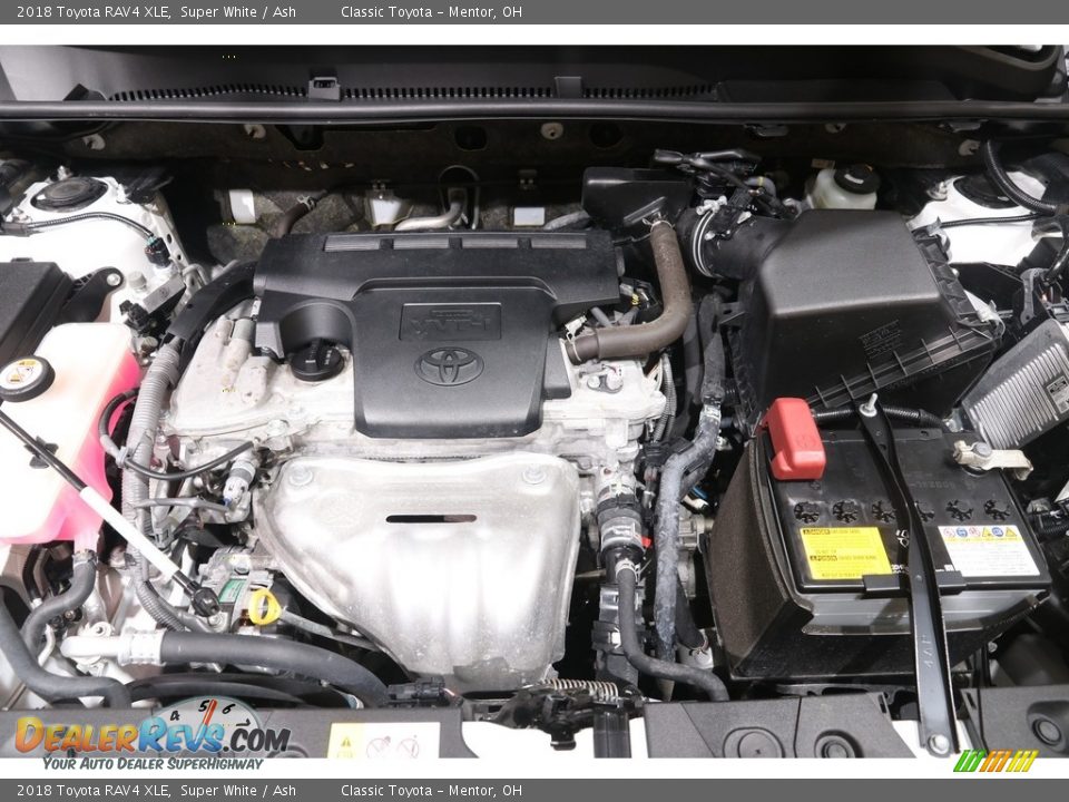 2018 Toyota RAV4 XLE Super White / Ash Photo #18