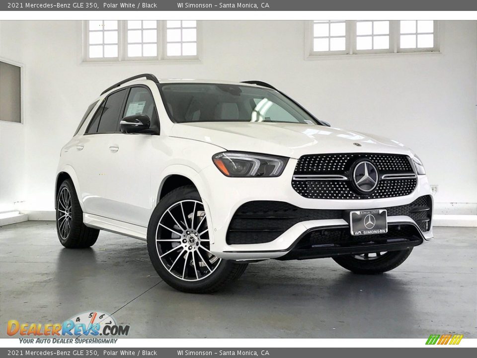 2021 Mercedes-Benz GLE 350 Polar White / Black Photo #12