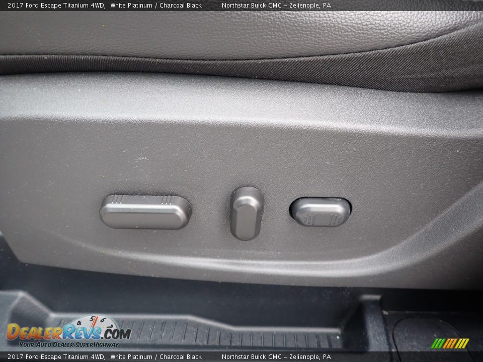 2017 Ford Escape Titanium 4WD White Platinum / Charcoal Black Photo #27