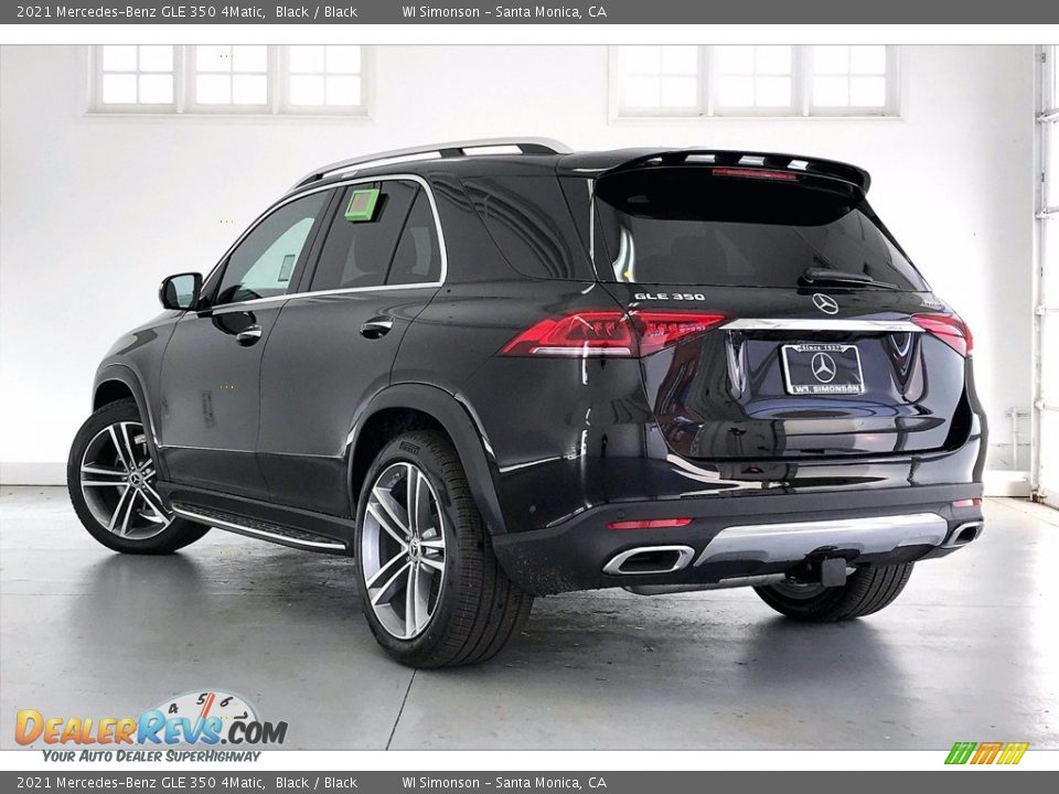 2021 Mercedes-Benz GLE 350 4Matic Black / Black Photo #2