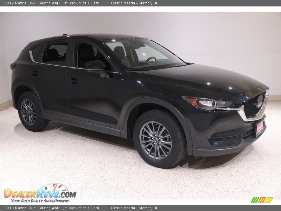 2019 Mazda CX-5 Touring AWD Jet Black Mica / Black Photo #1