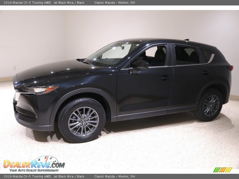 2019 Mazda CX-5 Touring AWD Jet Black Mica / Black Photo #3
