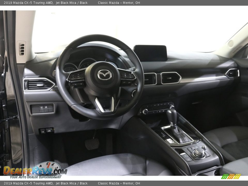 2019 Mazda CX-5 Touring AWD Jet Black Mica / Black Photo #6