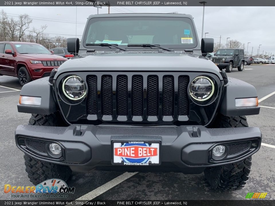 2021 Jeep Wrangler Unlimited Willys 4x4 Sting-Gray / Black Photo #3