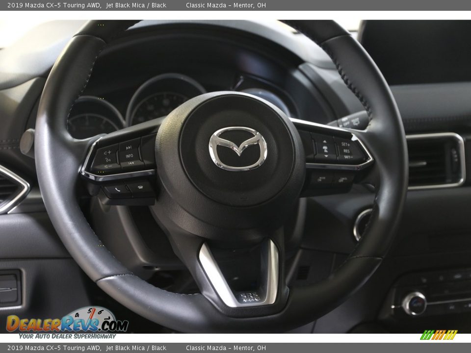 2019 Mazda CX-5 Touring AWD Jet Black Mica / Black Photo #7