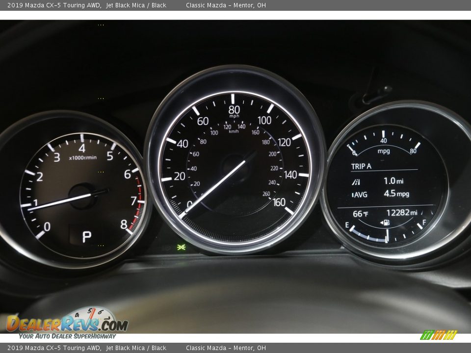 2019 Mazda CX-5 Touring AWD Jet Black Mica / Black Photo #8