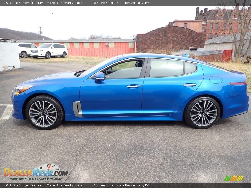 Micro Blue Pearl 2018 Kia Stinger Premium Photo #6