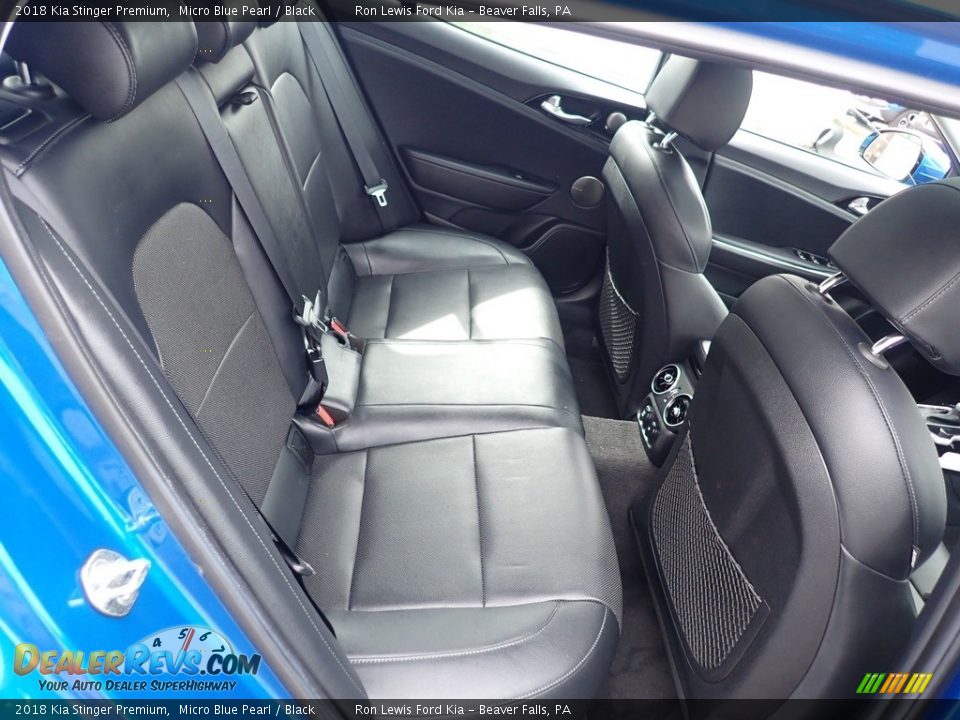 2018 Kia Stinger Premium Micro Blue Pearl / Black Photo #10
