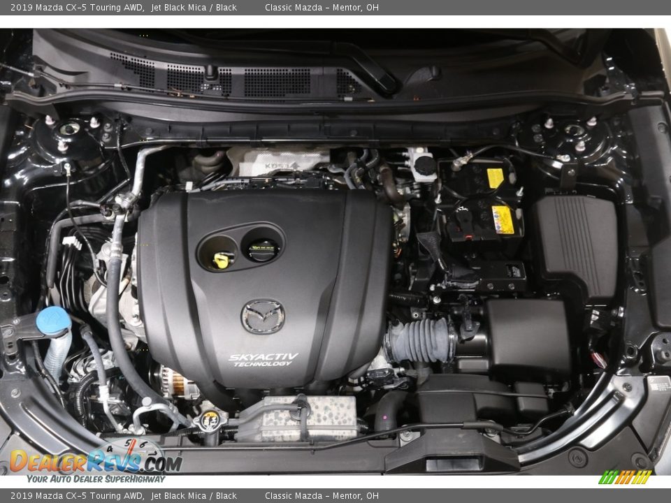 2019 Mazda CX-5 Touring AWD Jet Black Mica / Black Photo #18