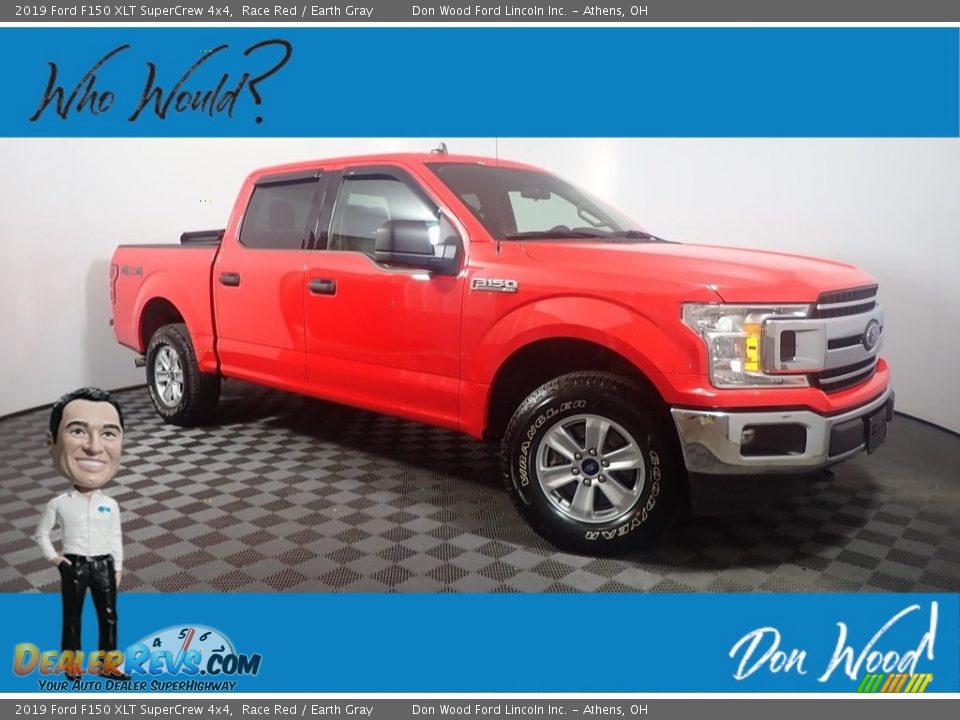 2019 Ford F150 XLT SuperCrew 4x4 Race Red / Earth Gray Photo #1