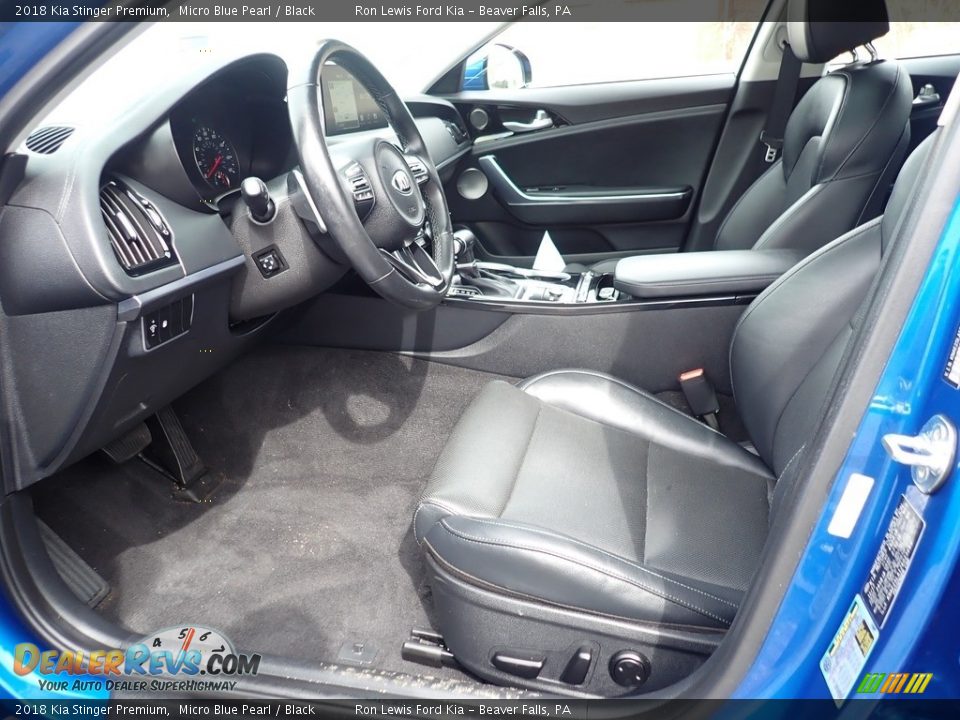 Front Seat of 2018 Kia Stinger Premium Photo #14