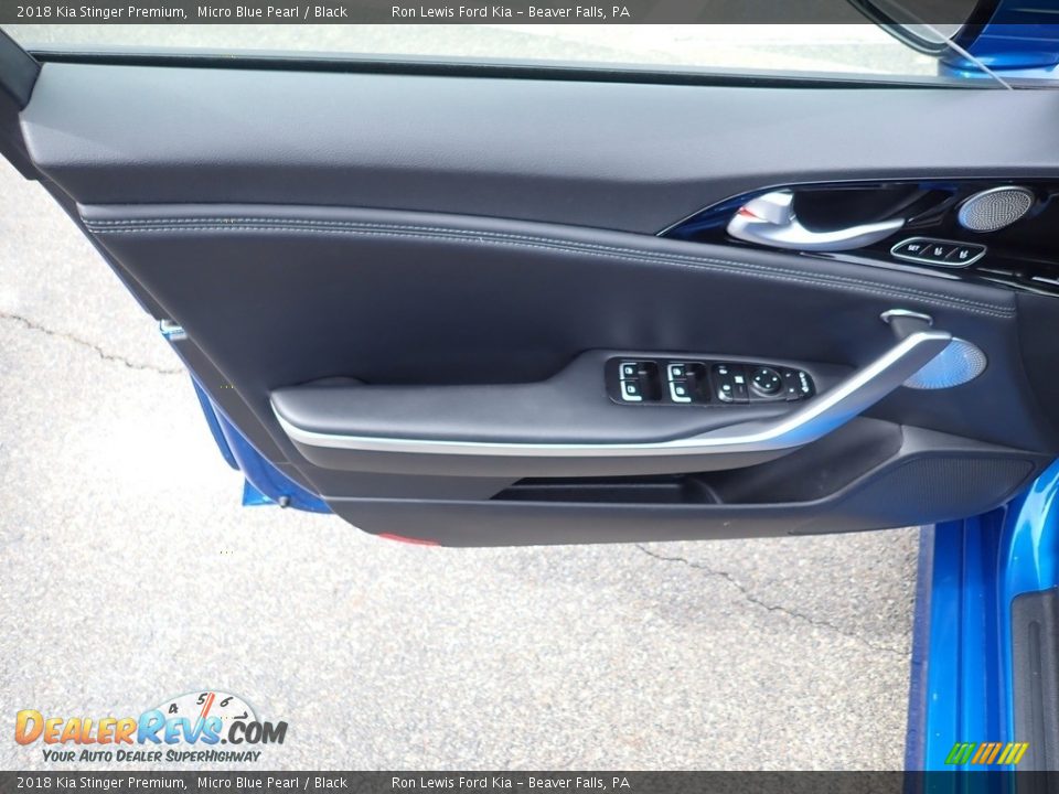 2018 Kia Stinger Premium Micro Blue Pearl / Black Photo #15