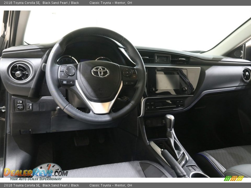 2018 Toyota Corolla SE Black Sand Pearl / Black Photo #6