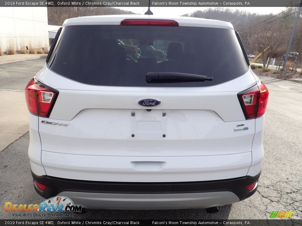 2019 Ford Escape SE 4WD Oxford White / Chromite Gray/Charcoal Black Photo #3