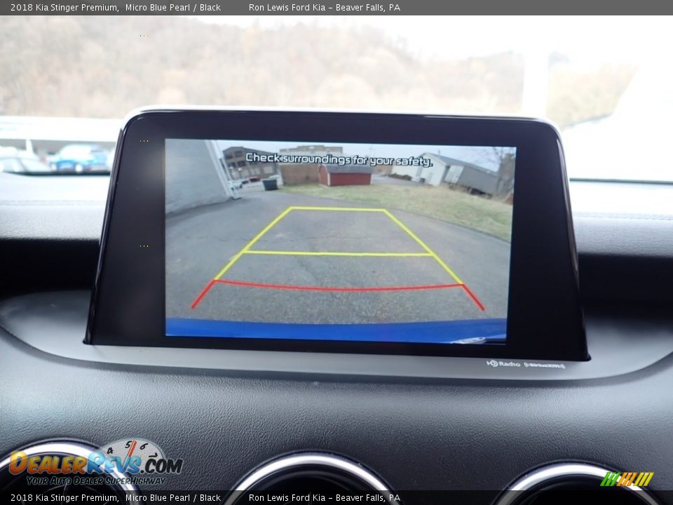 2018 Kia Stinger Premium Micro Blue Pearl / Black Photo #20