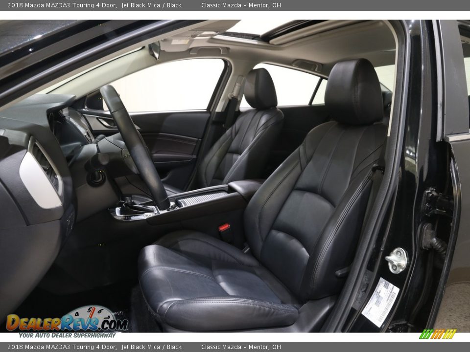 2018 Mazda MAZDA3 Touring 4 Door Jet Black Mica / Black Photo #5