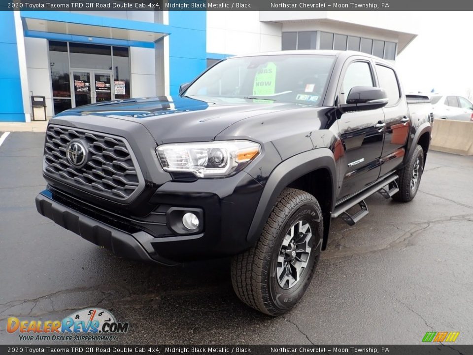 2020 Toyota Tacoma TRD Off Road Double Cab 4x4 Midnight Black Metallic / Black Photo #2