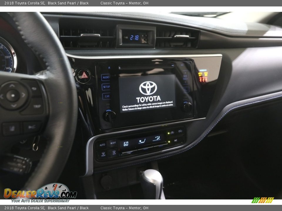 2018 Toyota Corolla SE Black Sand Pearl / Black Photo #9
