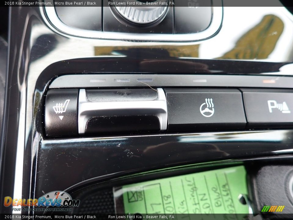 2018 Kia Stinger Premium Micro Blue Pearl / Black Photo #21