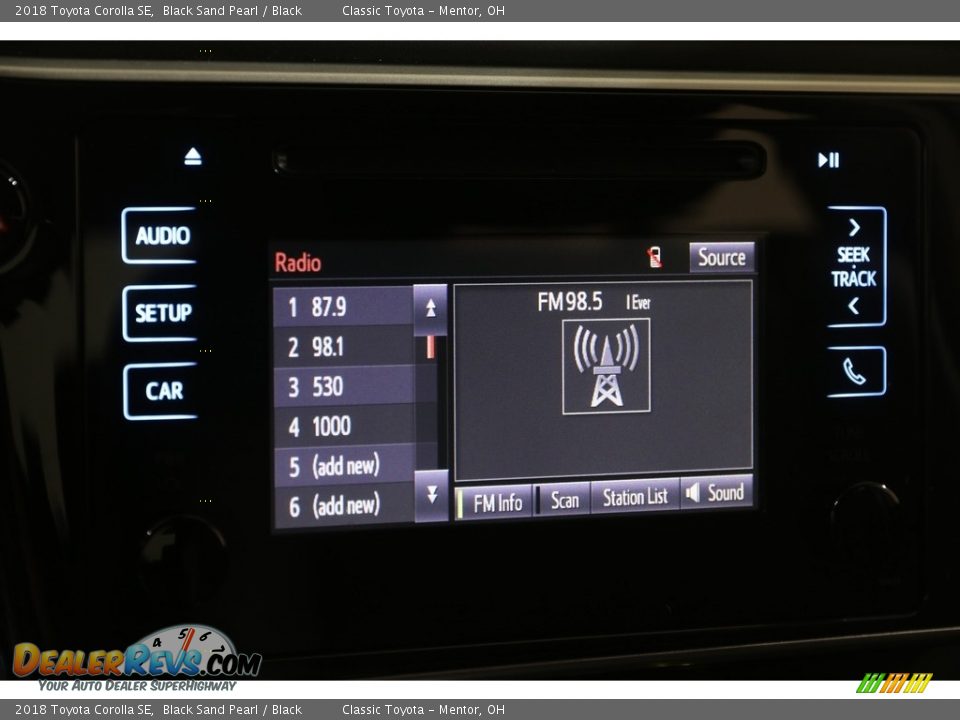 2018 Toyota Corolla SE Black Sand Pearl / Black Photo #10
