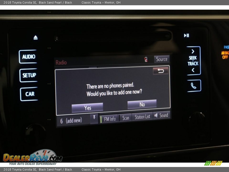 2018 Toyota Corolla SE Black Sand Pearl / Black Photo #11