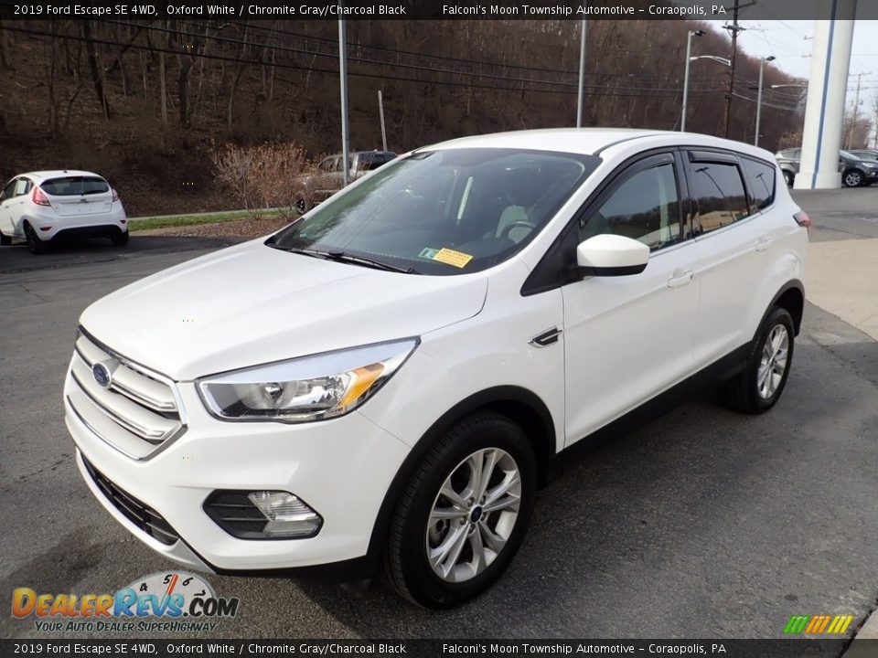 2019 Ford Escape SE 4WD Oxford White / Chromite Gray/Charcoal Black Photo #7