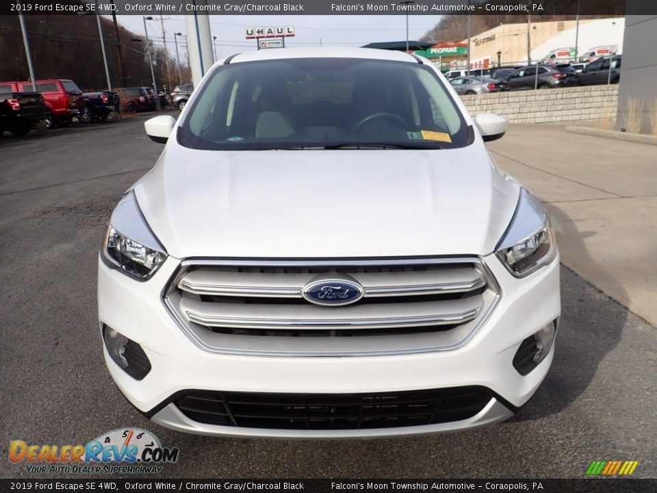 2019 Ford Escape SE 4WD Oxford White / Chromite Gray/Charcoal Black Photo #8