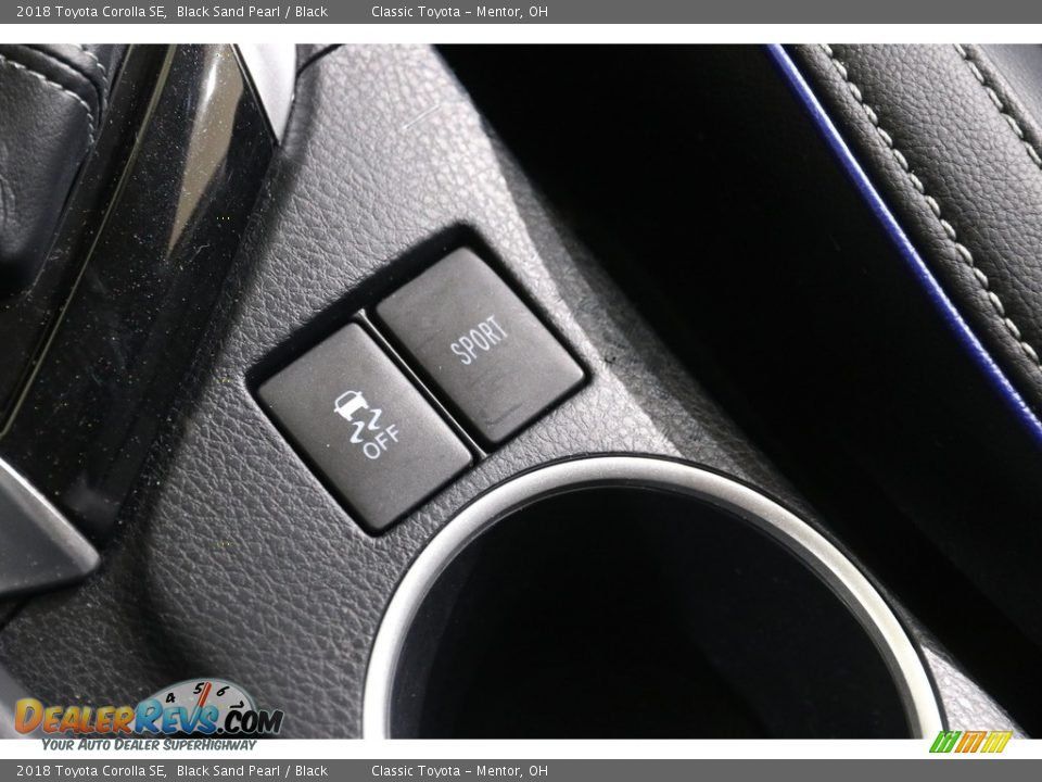 2018 Toyota Corolla SE Black Sand Pearl / Black Photo #14