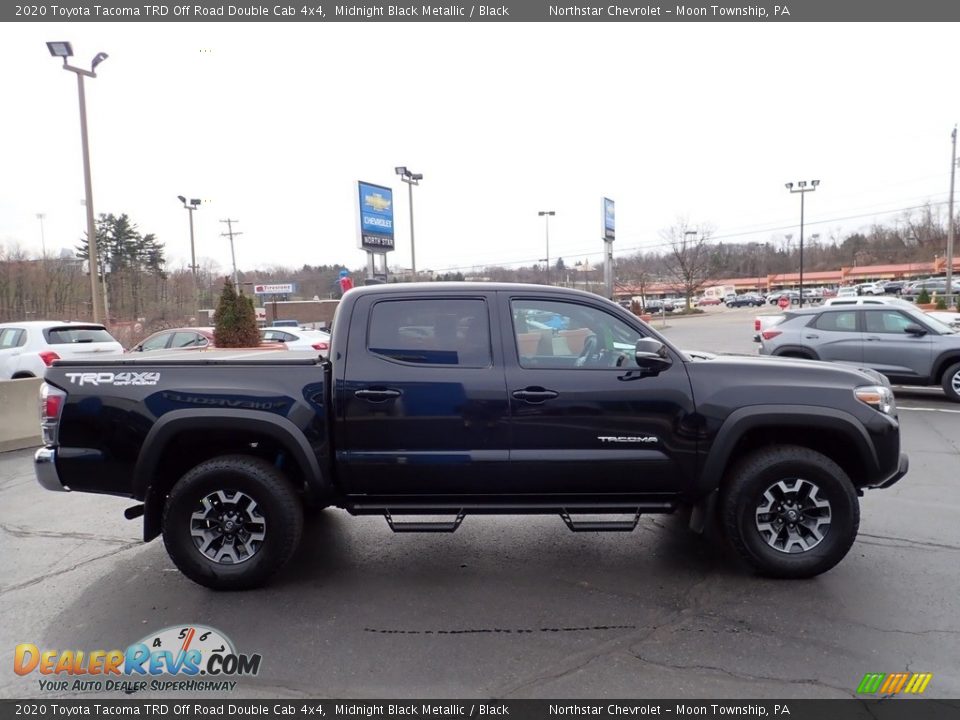 2020 Toyota Tacoma TRD Off Road Double Cab 4x4 Midnight Black Metallic / Black Photo #9