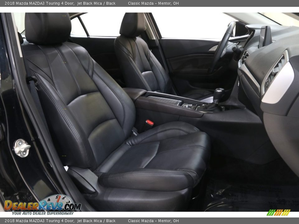 2018 Mazda MAZDA3 Touring 4 Door Jet Black Mica / Black Photo #14