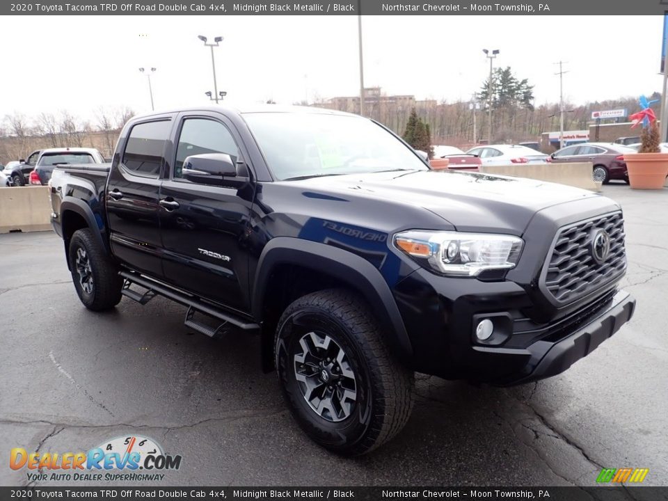 2020 Toyota Tacoma TRD Off Road Double Cab 4x4 Midnight Black Metallic / Black Photo #10