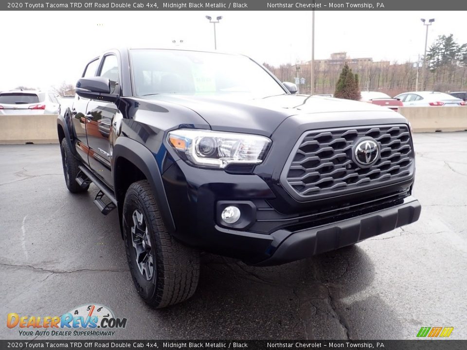 2020 Toyota Tacoma TRD Off Road Double Cab 4x4 Midnight Black Metallic / Black Photo #11