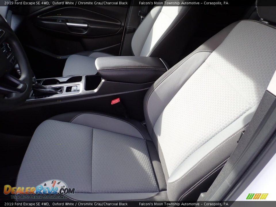 2019 Ford Escape SE 4WD Oxford White / Chromite Gray/Charcoal Black Photo #15