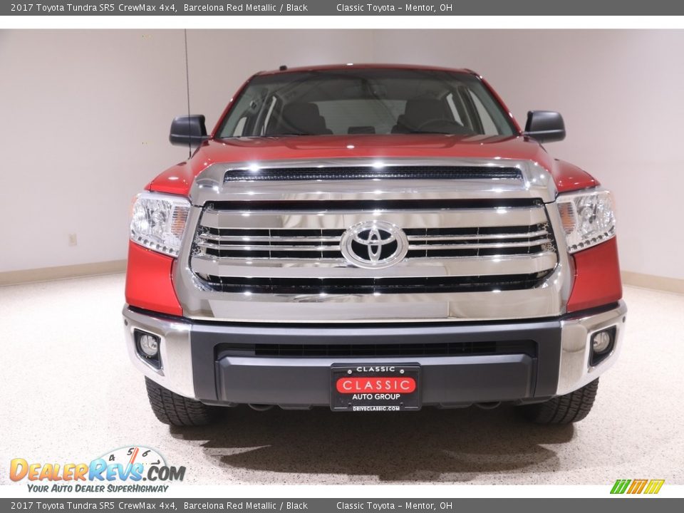 2017 Toyota Tundra SR5 CrewMax 4x4 Barcelona Red Metallic / Black Photo #2
