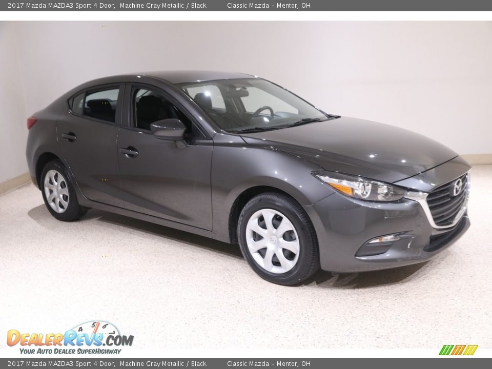 2017 Mazda MAZDA3 Sport 4 Door Machine Gray Metallic / Black Photo #1